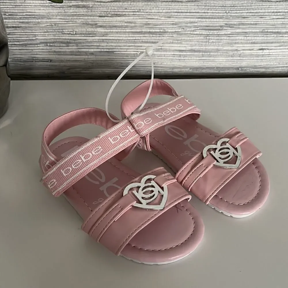 bebé girls | Kid Slip-On Strappy Sandals with Bow